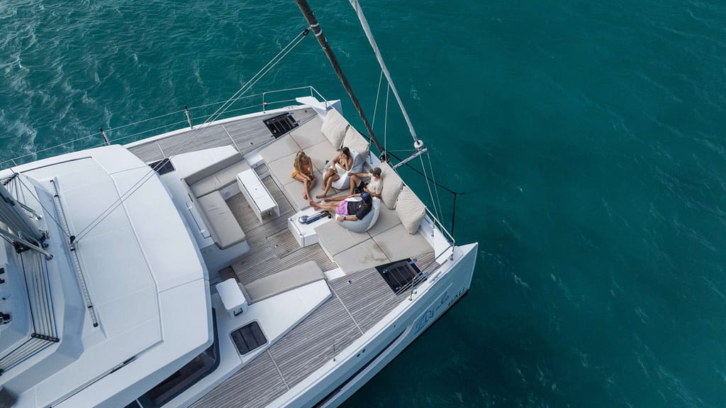 Charter Catamaran LOLA Accommodates 8 guests in 4 ensuite cabins. All Inclusive week charters in the BVI starting at $28,500. Captain and Chef Onboard.
