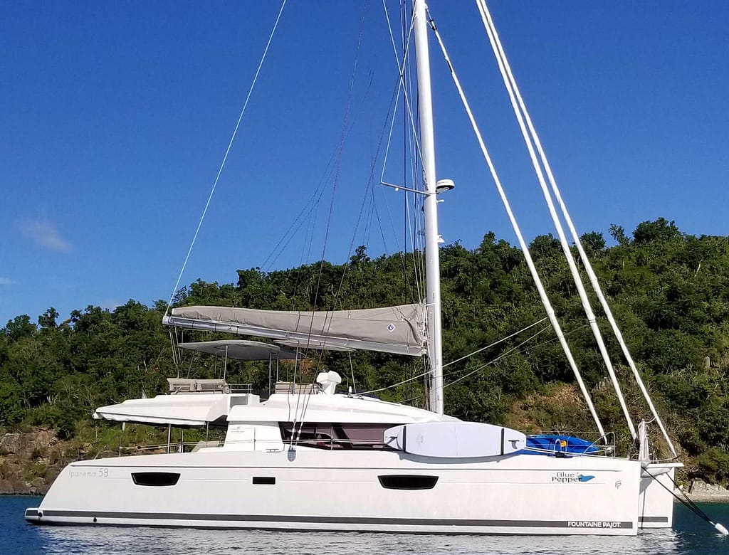 60' Luxury Charter Catamaran in the Caribbean
