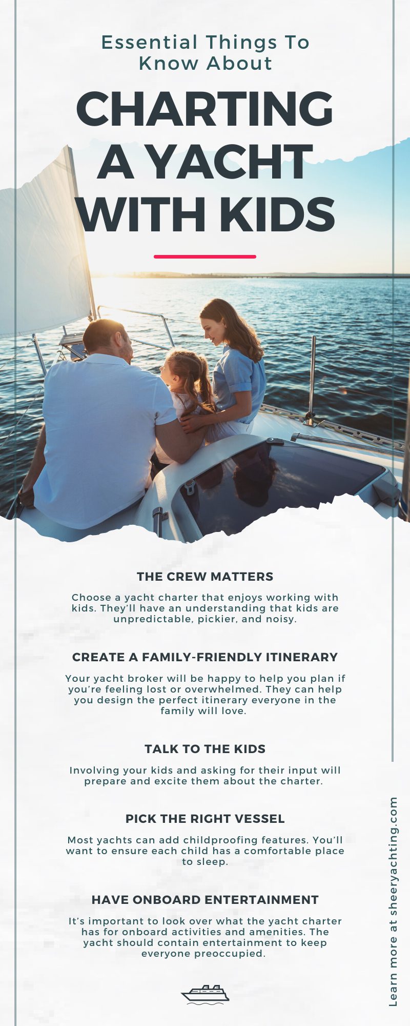 Essential Things To Know About Charting a Yacht With Kids