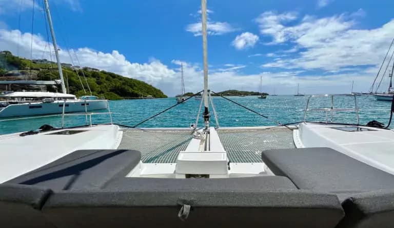 Charter Catamaran RITMO Accommodates 6 guests in 3 ensuite cabins. All Inclusive week charters in the BVI starting at ,000. Captain and Chef Onboard.