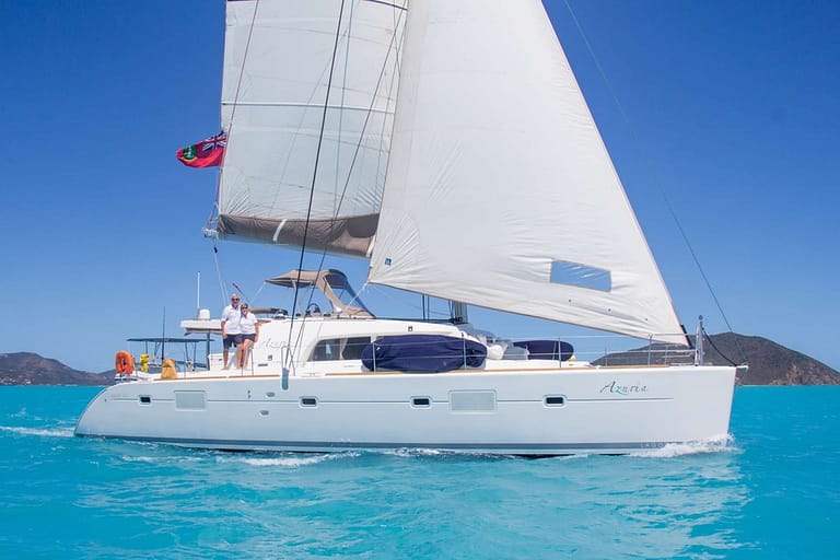 Catamaran Azuria - 50' Luxury Sail Catamaran in the Caribbean