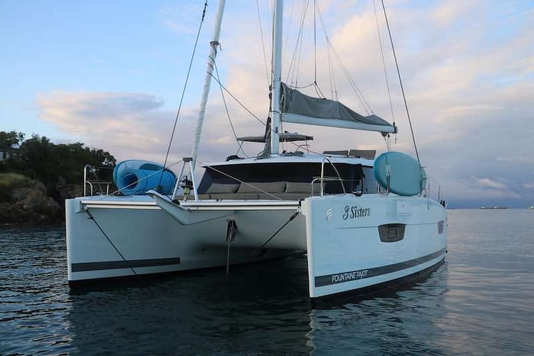 3 Sisters - 40' Luxury Catamaran in the Caribbean