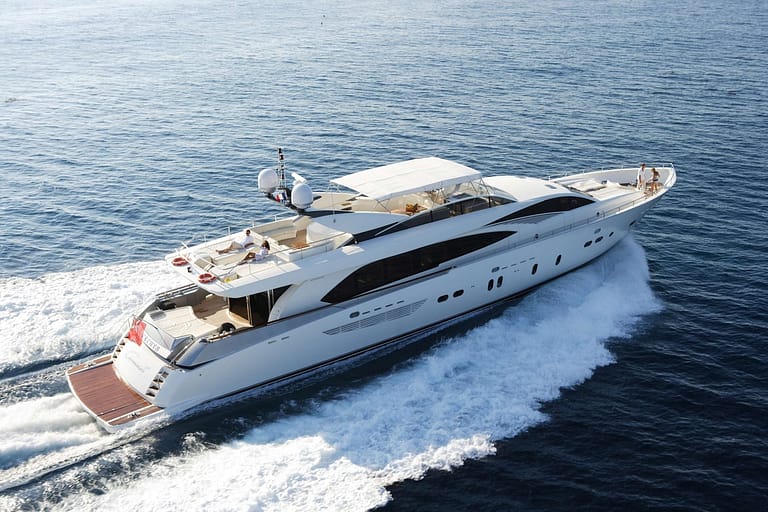 Motor yacht eclipse 114' luxury charter yacht in the Caribbean