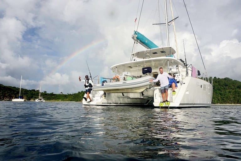 45' crewed charter yacht chaos interrupted