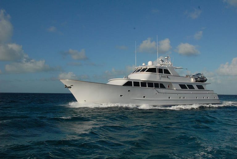 110' KALEEN Charter Yacht in the Caribbean